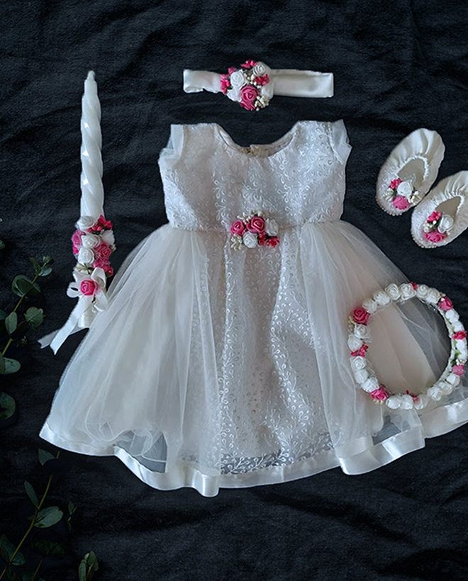Elegant Baptism Gown